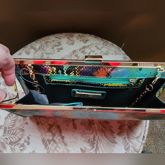 (SOLD) Steve Madden Heels and Matching Clutch Sz 8.5 - Picture 8 of 8